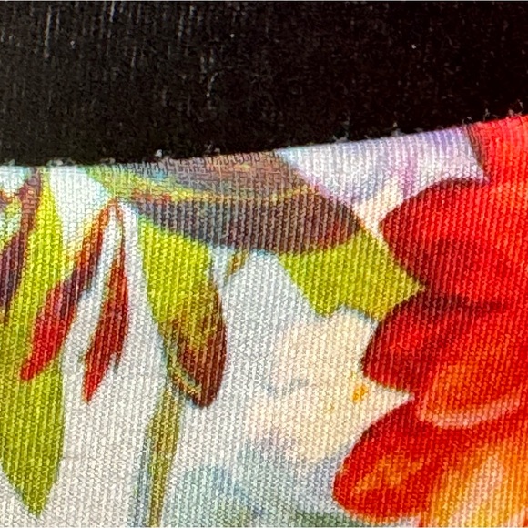 Beige by eci Floral Fitted Dress Women's Size 8 Stretchy Office Workwear Spring - Picture 10 of 13